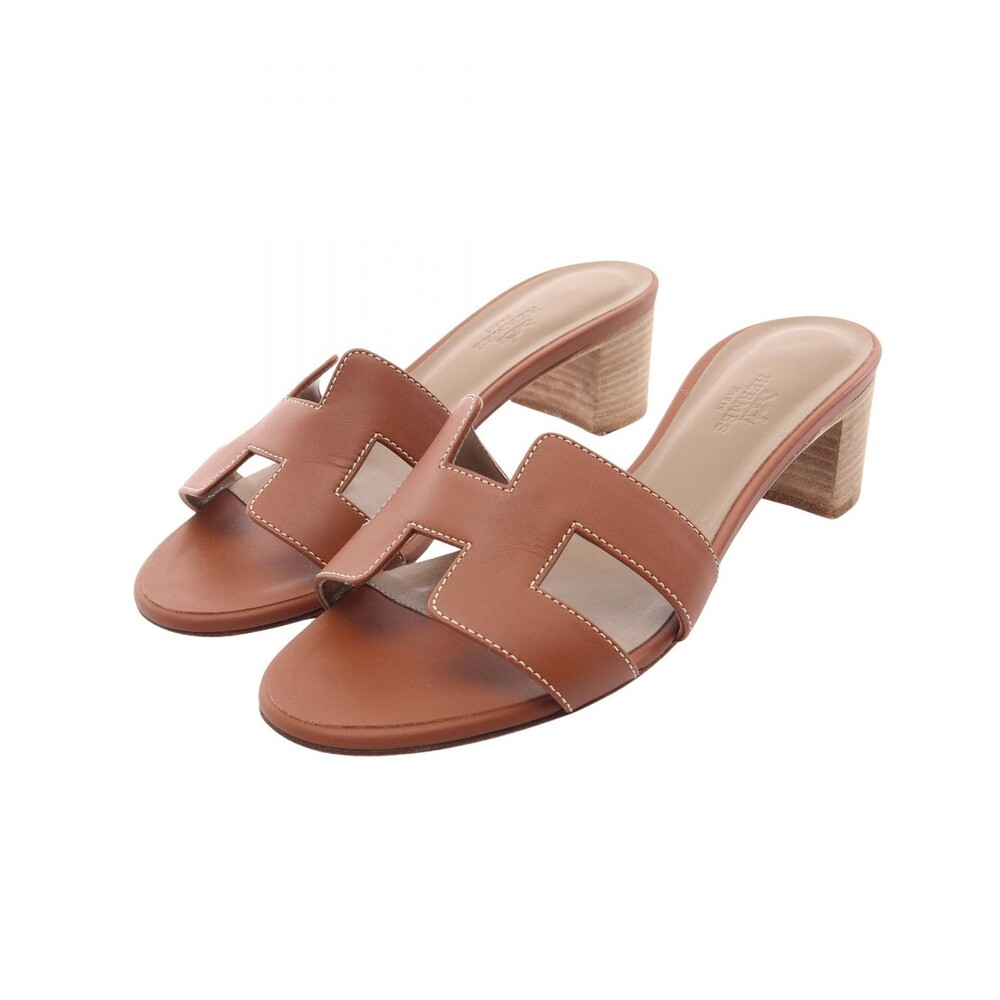 Hermes Oasis Mule Heeled Sandal Shoes #339425H58B